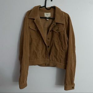 brown corduroy jacket